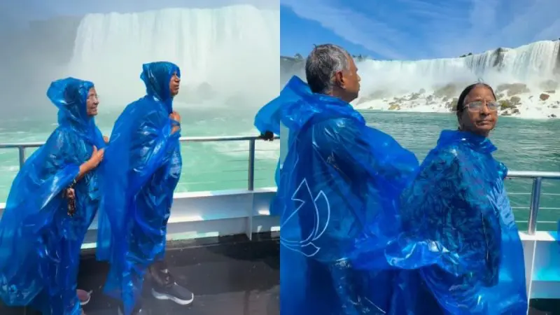 Viral Video: Daughter Makes Her Dream A Reality By Taking Parents To Niagara Falls