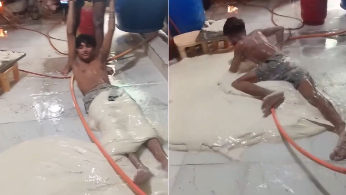 Viral Video Of Shirtless Worker Rolling On Soya Chaap At Noida Unit Sparks Outrage Online