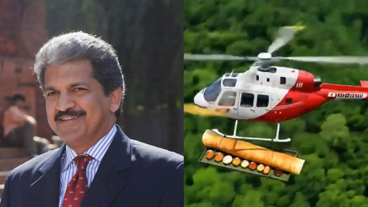 Anand Mahindra’s ‘Interstate Drone Delivery’ Dosa Wish Comes To Life In AI Video