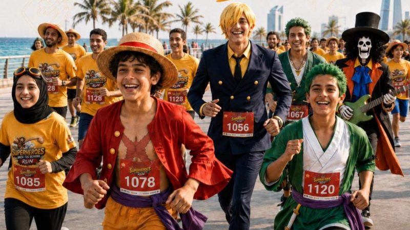 Pull Up Your Socks For An Anime-Themed Fun Run Coming To Jeddah This Weekend!