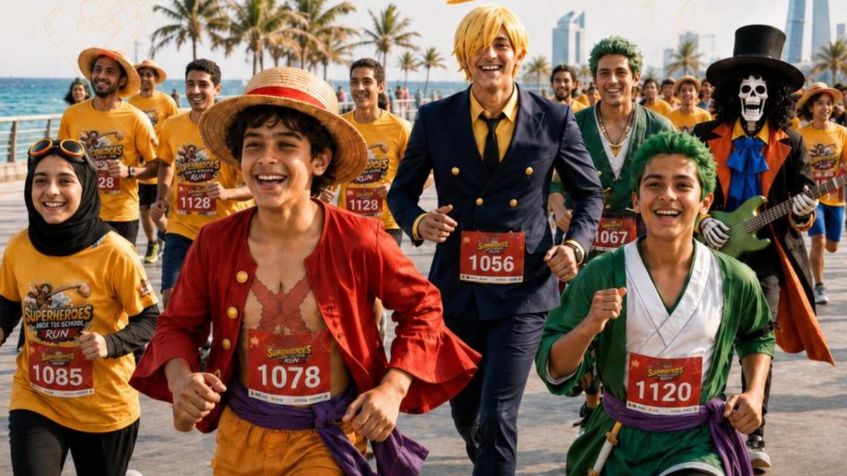 Pull Up Your Socks For An Anime-Themed Fun Run Coming To Jeddah This Weekend!