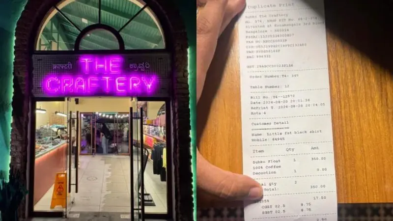 Bengaluru Customer Called “Little Fat Black Shirt” On Bill, Subko Apologises For Body-Shaming