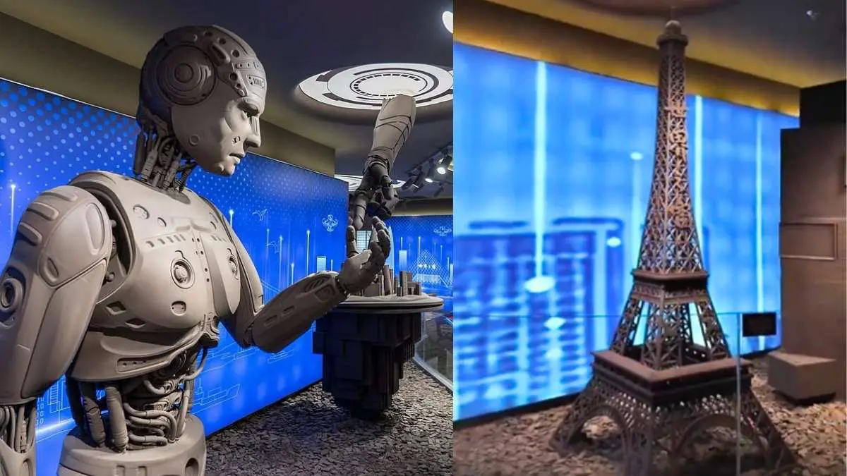Humanoid Robots, T-Rex & Eiffel Tower— All Made Of Chocolate! Inside China’s Chocolate Museum