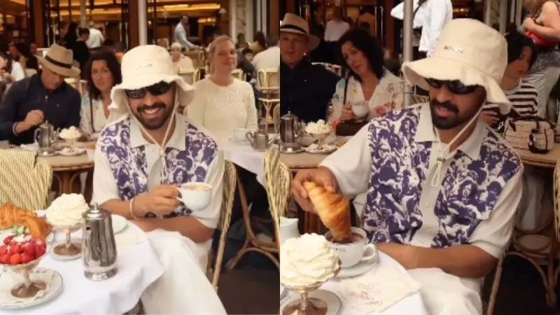 Diljit Dosanjh Enjoys Hot Chocolate & Croissants At THIS 99-YO Spot In Paris