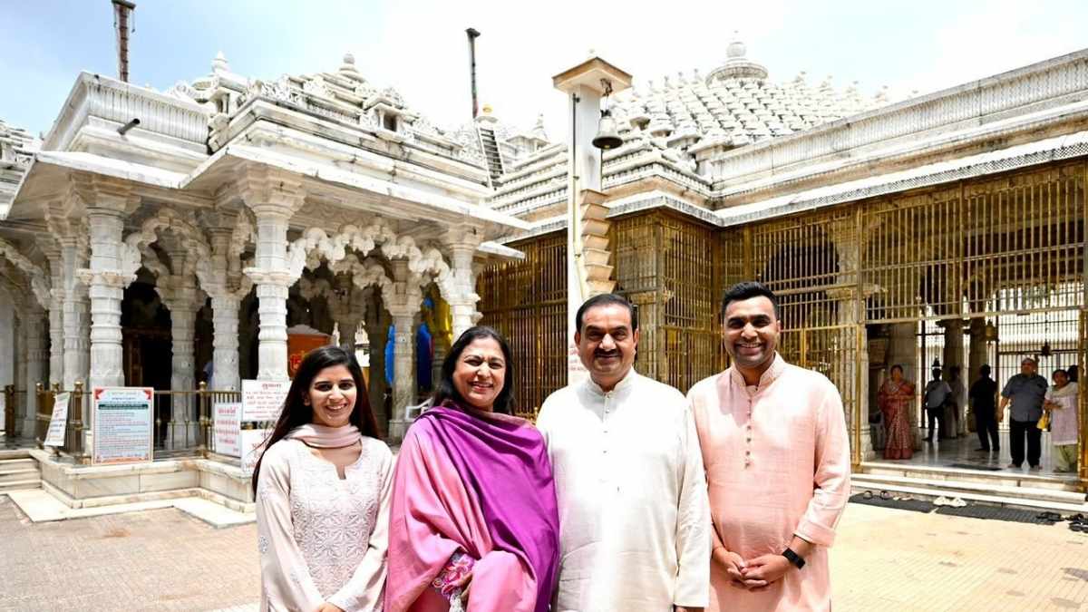 Gautam Adani Visits A Gujarat Temple With An Unusual Prasad Rule