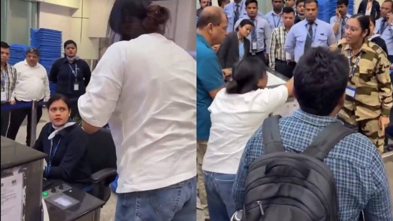 ‘My Child Is Not Well’: Woman Loses Her Cool Over IndiGo Flight Cancellation At Bhubaneswar Airport