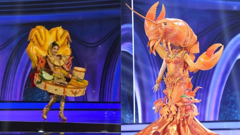 Forget Gowns, Miss Universe Thailand Contestants Wore Pad Thai & Shrimp Costumes