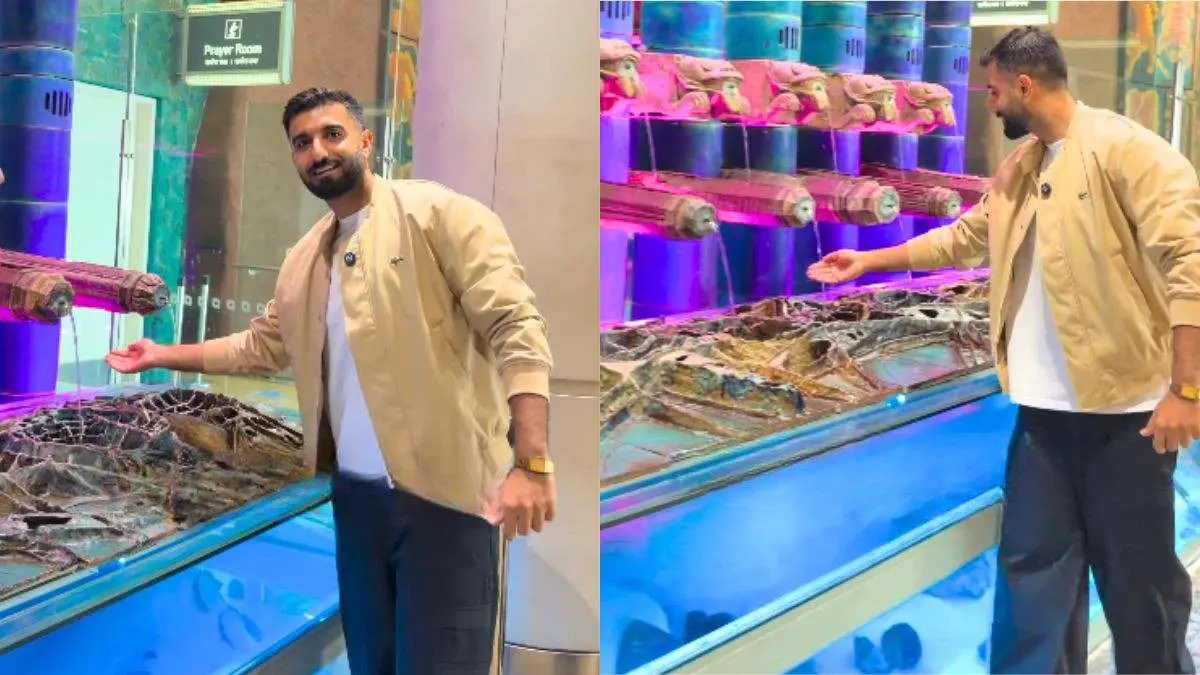 Mumbai Airport’s Hidden Gem! This Art Installation At T2 Plays Music When You Touch The Water