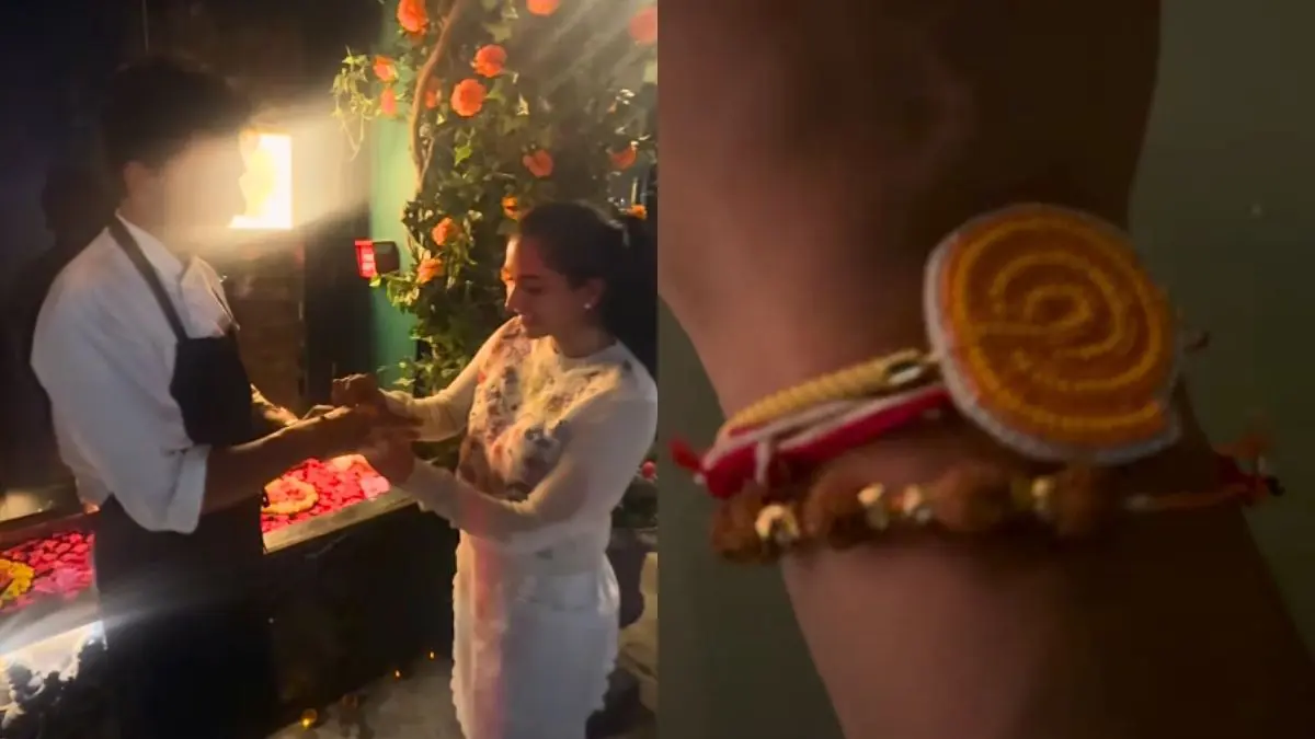 “Felt Part Of Me Heal”: Vikas Khanna Gets Jalebi-Shaped Rakhi Tied By Radhika Merchant