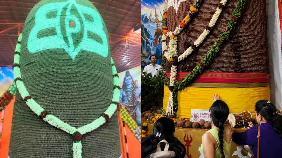 This Shravan, Mumbai Has 11-Ft Rudraksha Shivling You Can Worship Till September 11