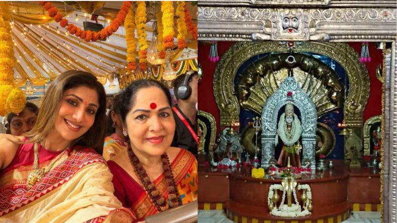 Shilpa Shetty Celebrates Nag Panchami At 68-Year-Old Wish Fulfilling Temple In Powai, Mumbai