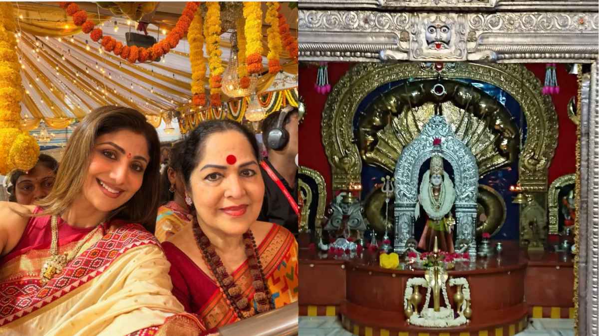 Shilpa Shetty Celebrates Nag Panchami At 68-Year-Old Wish Fulfilling Temple In Powai, Mumbai