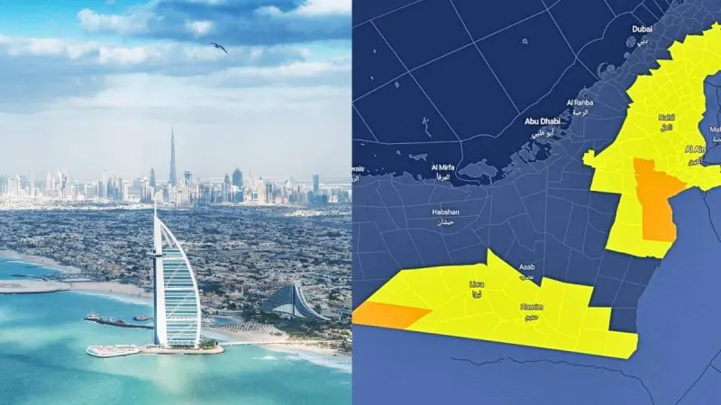 Rain And Hail Hit Parts Of The UAE As A Strong Storm Sweeps Al Ain