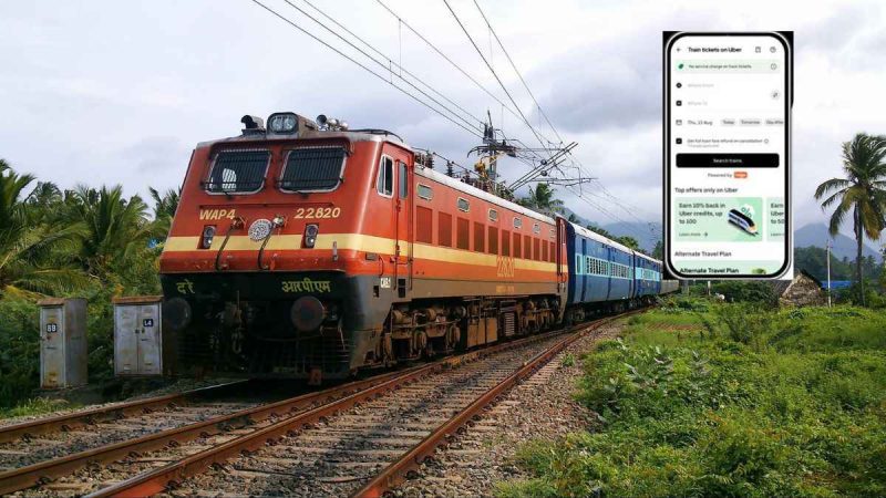 Train Tickets On Uber? How You Can Book Your Next Train Journey And Check PNR Status On The App