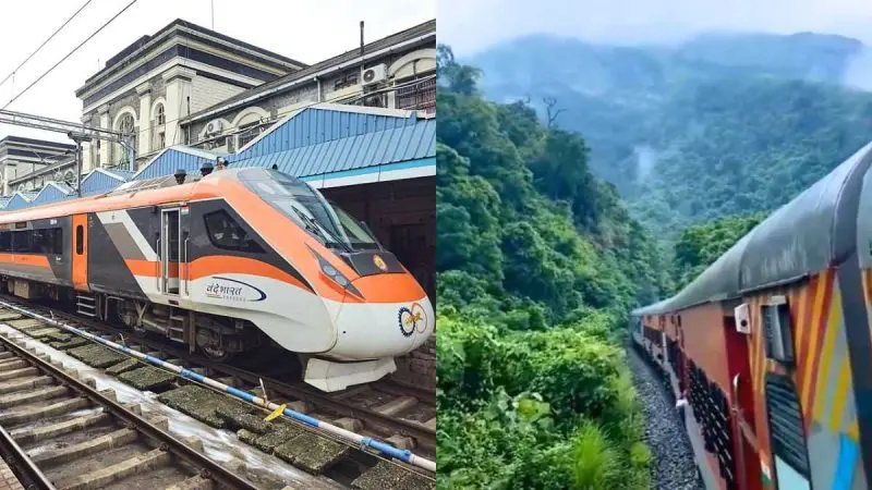 India’s Most Scenic Route To Get Vande Bharat Train Passing Through Forests & Waterfalls