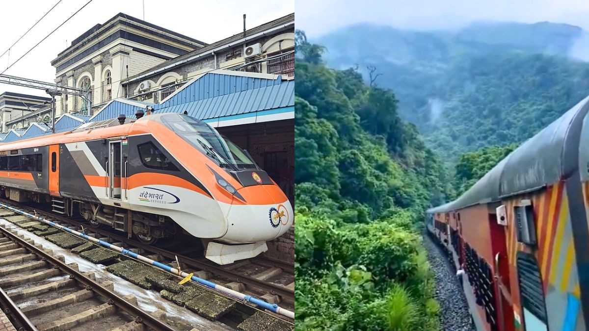 India’s Most Scenic Route To Get Vande Bharat Train Passing Through Forests & Waterfalls
