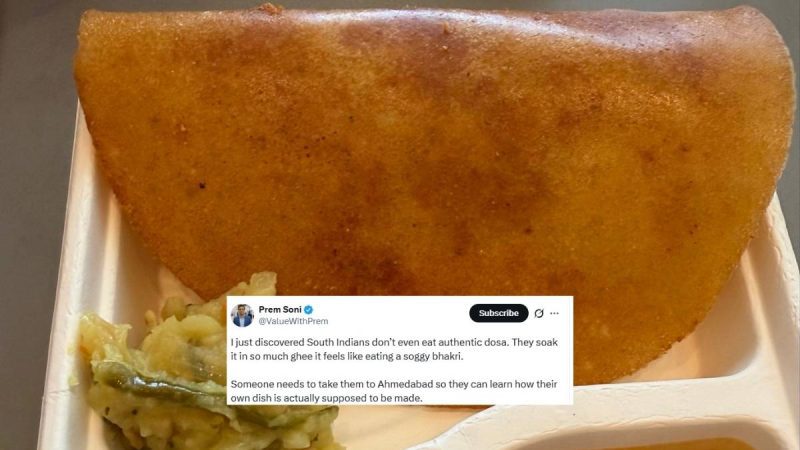 Viral Post Claims South Indians Should Visit Ahmedabad To Learn How To Make Perfect Dosa