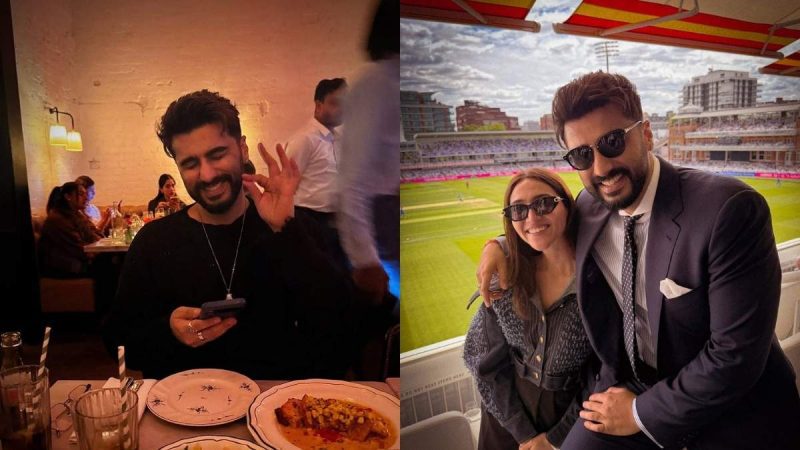 Arjun Kapoor Gorges On Haven-Style Bar Pie & Pizza In London, Gives Photo Credits To Sahiba Bali
