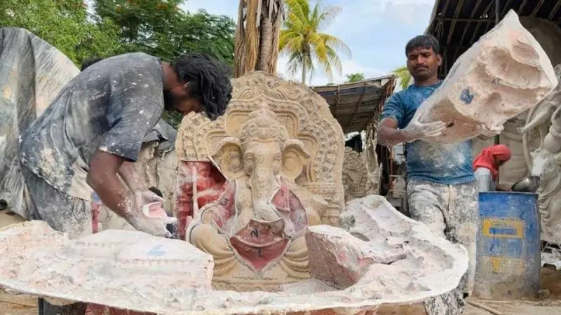 Ahead Of Ganeshotsav, Mumbai’s PoP Ganesha Idols Spark Environmental Concerns Again 