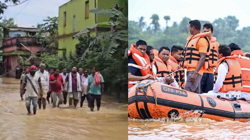Odisha Floods: 13 Dead, 9.4 Lakh Affected, Schools Shut; CM Announces ₹1,000 Crore Relief Package