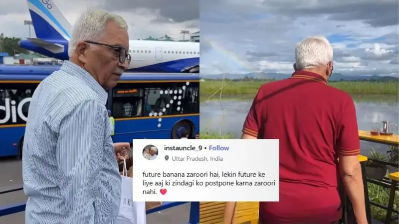 70-Year-Old Man Says “Take Time To Travel” As He Urges Youth To Choose Experiences Over Work!