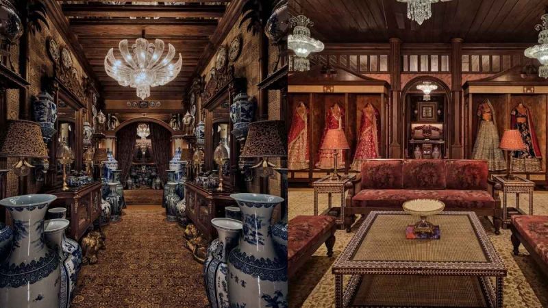Sabyasachi’s New Delhi Store Is A Royal Dream With 120 Chandeliers, 300 Paintings, Bengali Tea & More