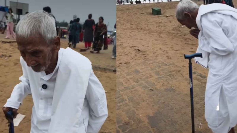 He Waited 80 Years To See The Sea, And His Son Made The Dream Come True; Viral Video Melts Hearts