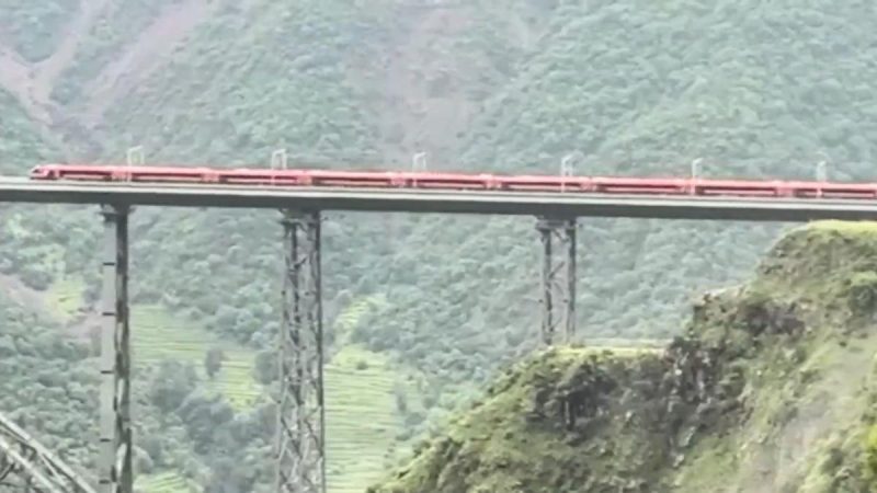 Watch: For 1st Time, Vande Bharat Runs 100 Kmph On World’s Highest Chenab Rail Bridge