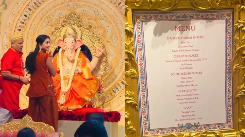 From Misal Pav To Podi Idli: What Was Served At Ambani Family’s Ganesh Chaturthi Celebration?