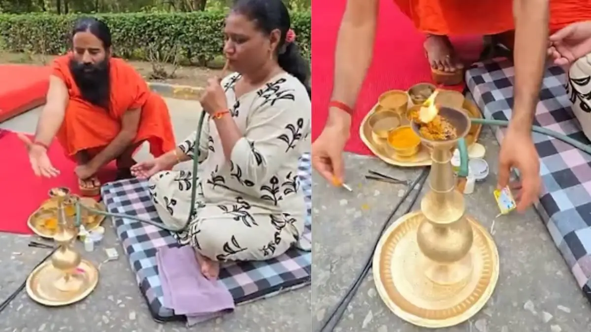 What Is Baba Ramdev’s ‘Ayurvedic Hookah’? The Viral Herbal Twist, Explained
