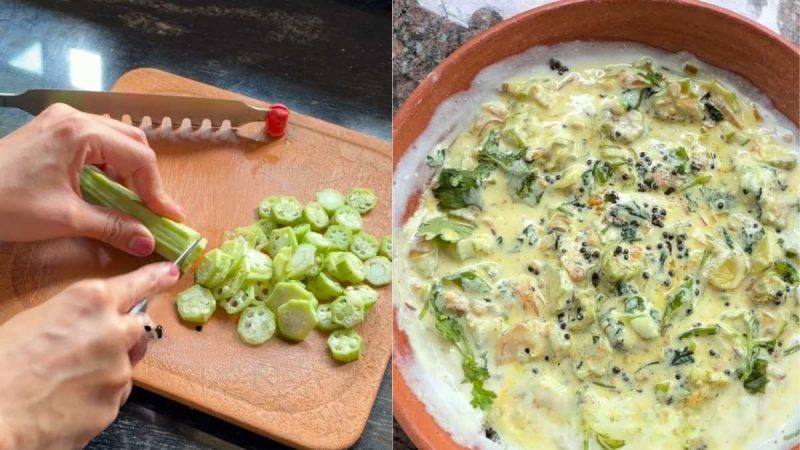 Give Your Gut A Break With This Simple Karnataka Special Bendekayi Mosaru Gojju Recipe