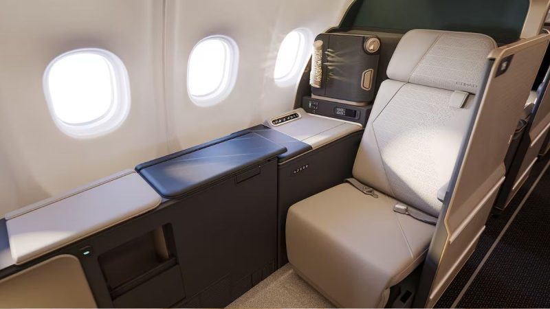 Etihad Reveals New A330neo Cabin With 17.3-Inch Screen & Fixed-Wing Headrest In Economy & More