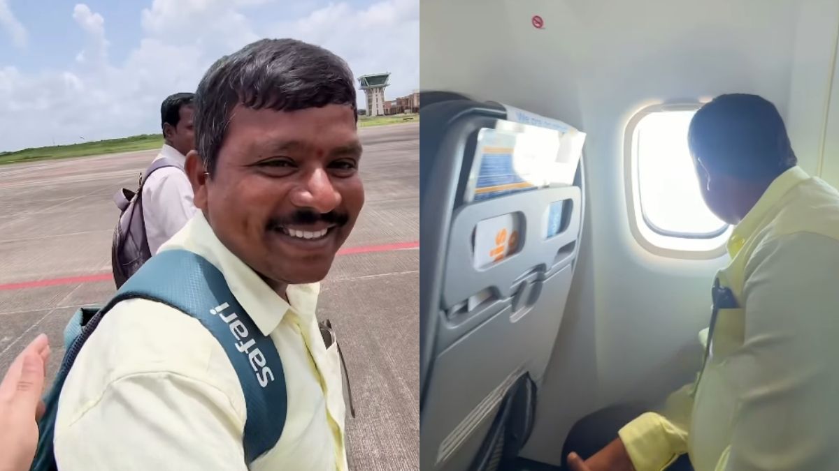 Video: Man Gives Up Window Seat To First-Time Flyer On Fly91 Flight; Win Hearts Online
