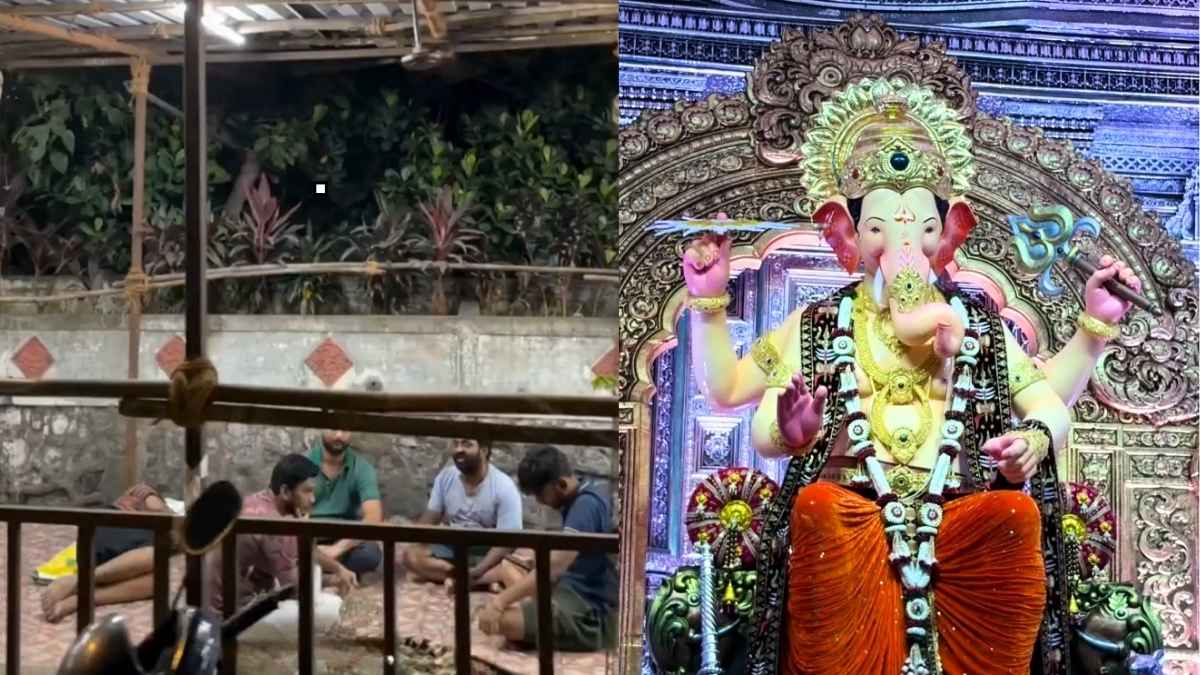 Mumbai Can’t Wait For Bappa! Devotees Already Queue Up For Lalbaugcha Raja’s Charan Sparsh