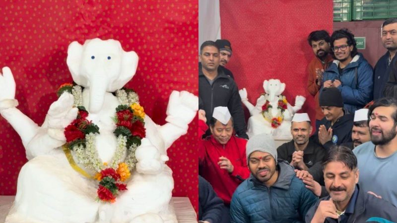 Snow Bappa In Antarctica? Indian Researchers Make Ganpati Idol Purely Out Of Snow; Video Goes Viral