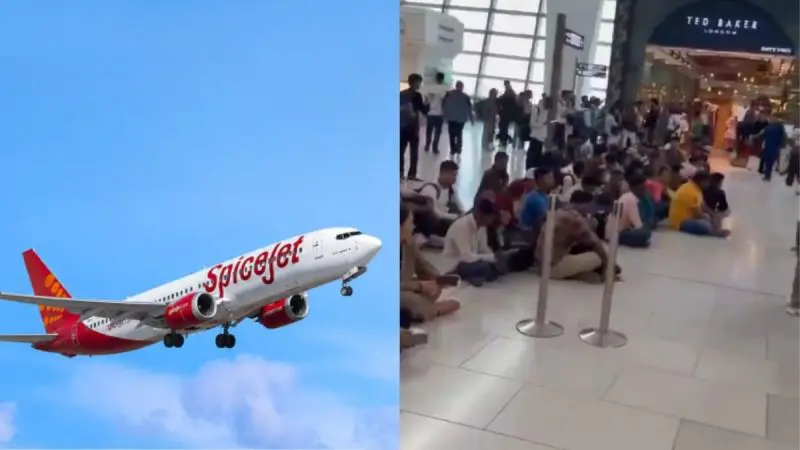 200 Passengers Protest As Two SpiceJet’s Delhi-Dubai Flights Stay Grounded For Over A Day