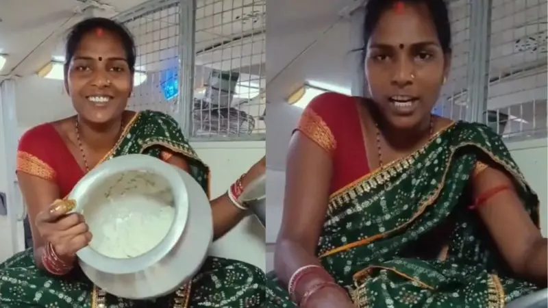 Woman Brings Pots Of Chicken & Rice On Train; Internet Divided Over Her ‘Full Meal Setup