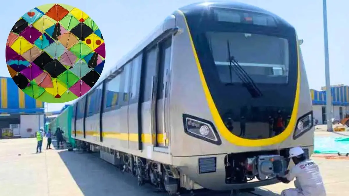 Ahmedabad Gets 1st Indigenous Driverless Metro Train With A Garba & Uttarayan Twist