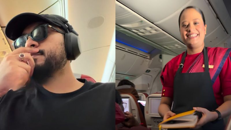 Introvert Creator Asks Air India Air Hostess To Write Him A Letter; Her Response Wins Hearts