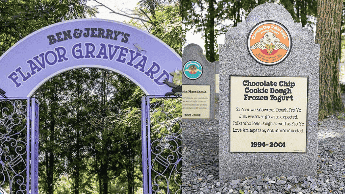 Ben & Jerry’s Built A Graveyard For Discontinued Ice Creams, And It’s Weirdly Iconic