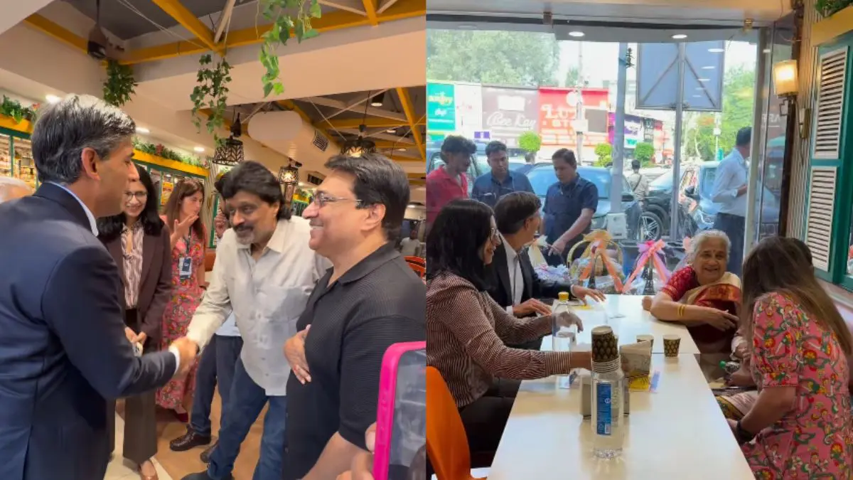 Rishi Sunak’s Delhi Trip Has Chaat Stop With MIL Sudha Murty At Bengali Sweet House; What They Ate