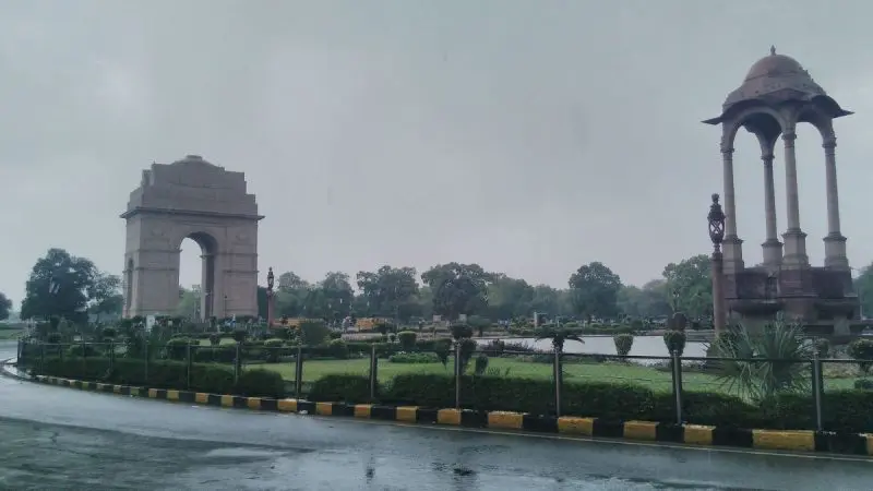 Heavy Rain Lashes Delhi-NCR, IMD Issues Red Alert As Waterlogging Hits Several Areas