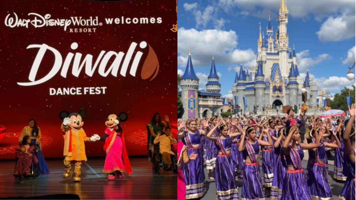 Mickey & Minnie Turn Desi For Diwali As 500+ Dancers Take Over Disney World’s Parade In Orlando