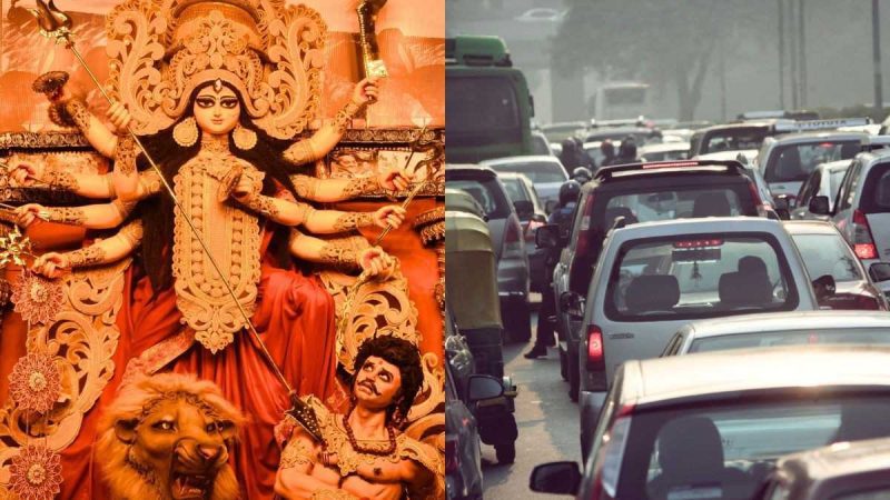 Durga Puja In Delhi: Traffic Curbs In Place In CR Park & GK-II, Check Affected Routes & Travel Tips