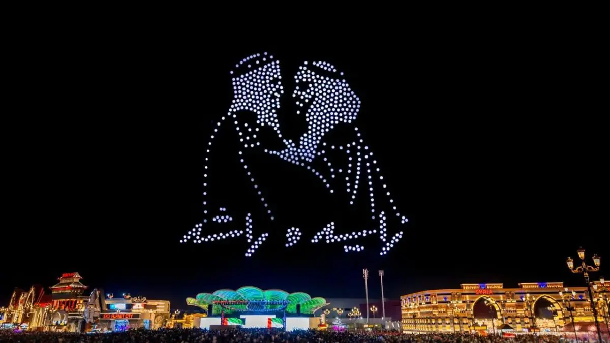 Global Village Dubai To Celebrate UAE Flag Day With 700 Illuminated Drones! Here’s All We Know