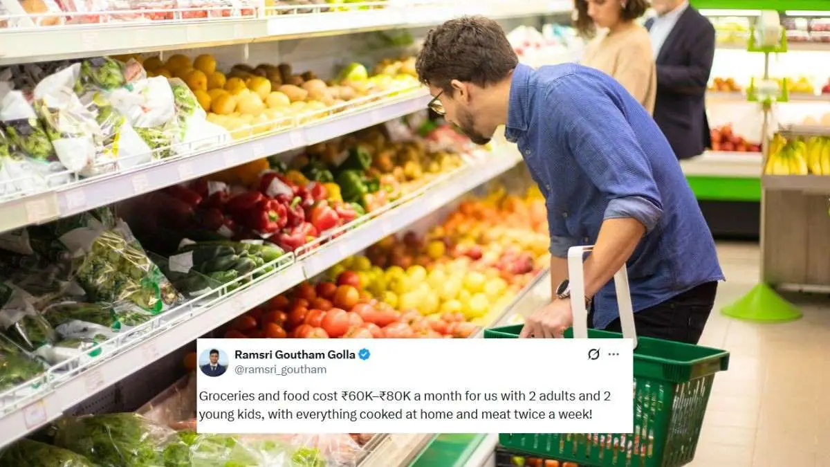 Hyderabad Man’s ₹80,000 Grocery Bill Sparks Debate; Netizens Ask, “Are Your Groceries Gold Plated?”