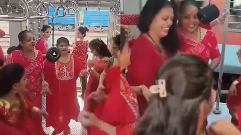 Viral Video: Women Dance Garba In Mumbai Local Train Amid Navratri Celebrations