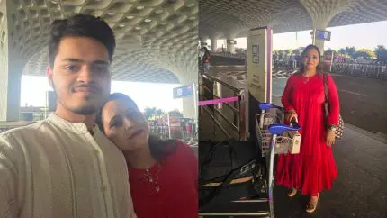 Son’s Biggest Achievement Is Seeing Mom Smile As She Takes First-Ever Flight At 40