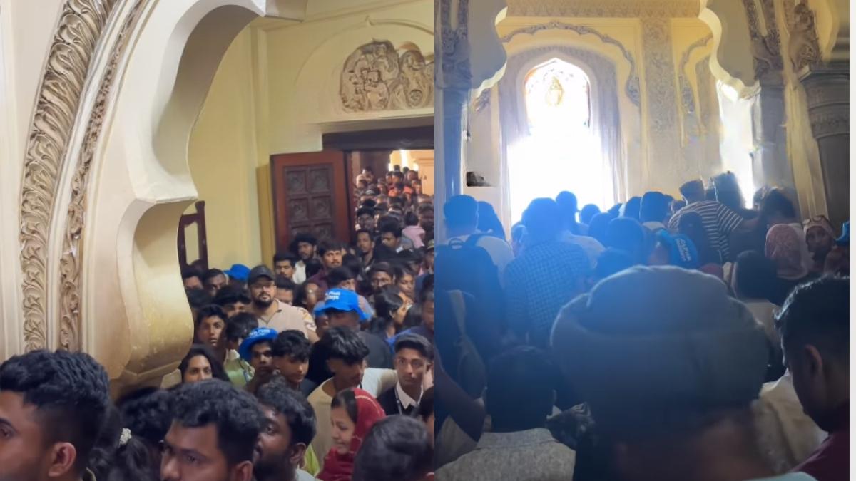 Video: Mysore Palace Sees Tourist Jam In Long Weekend; Netizens: “Some Still Stuck On Highway”
