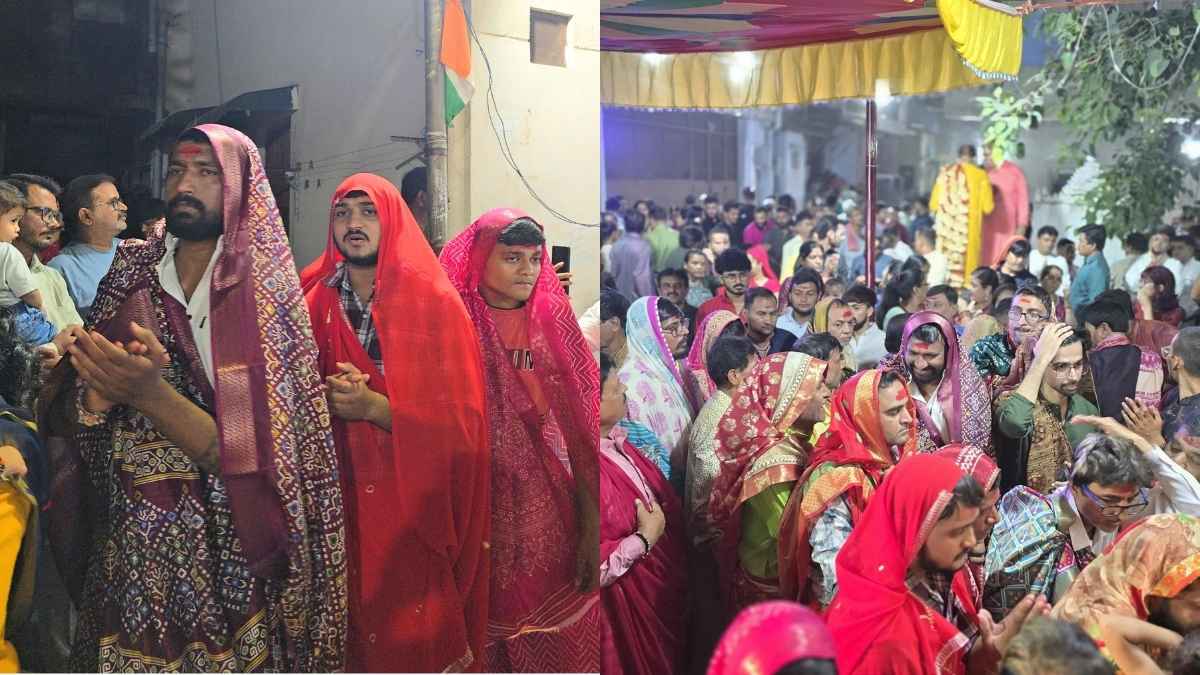 Why Do Men In Ahmedabad Swap Kurtas For Sarees & Play Garba In Navratri?